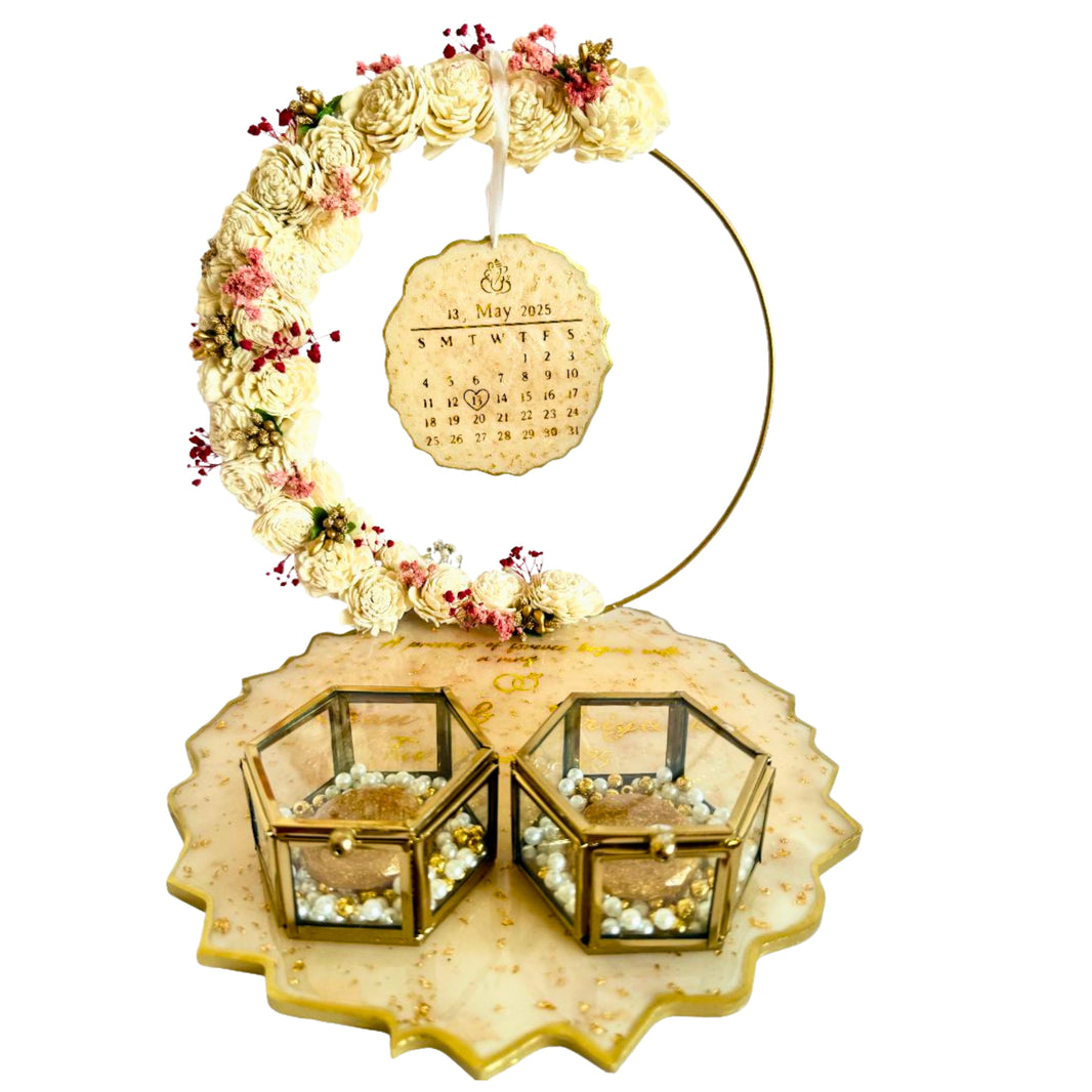 Harsha Craft Creation, Utkarsha SHG, Ring Platter, Handmade, Pack Of 1 Piece