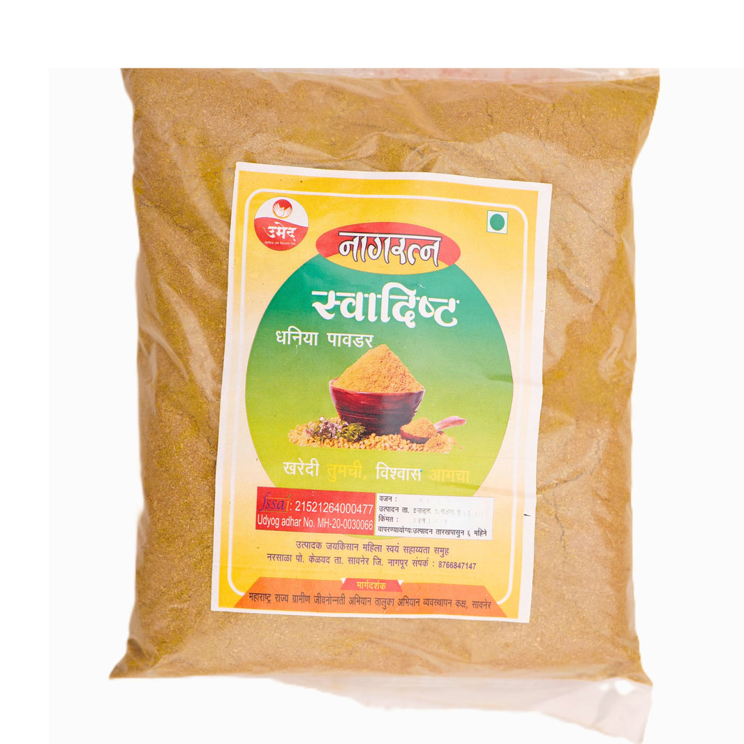 CORIENDER POWDER, Natural Produced By SHG Women, JAY KISAN SHG, Pack Of 500gm