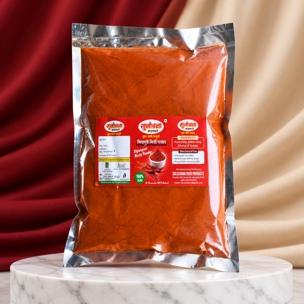 CHILI POWDER, Natural Made By SHG Women, No Articial Flavour, NEW EKTA SHG, Pack of 500gm