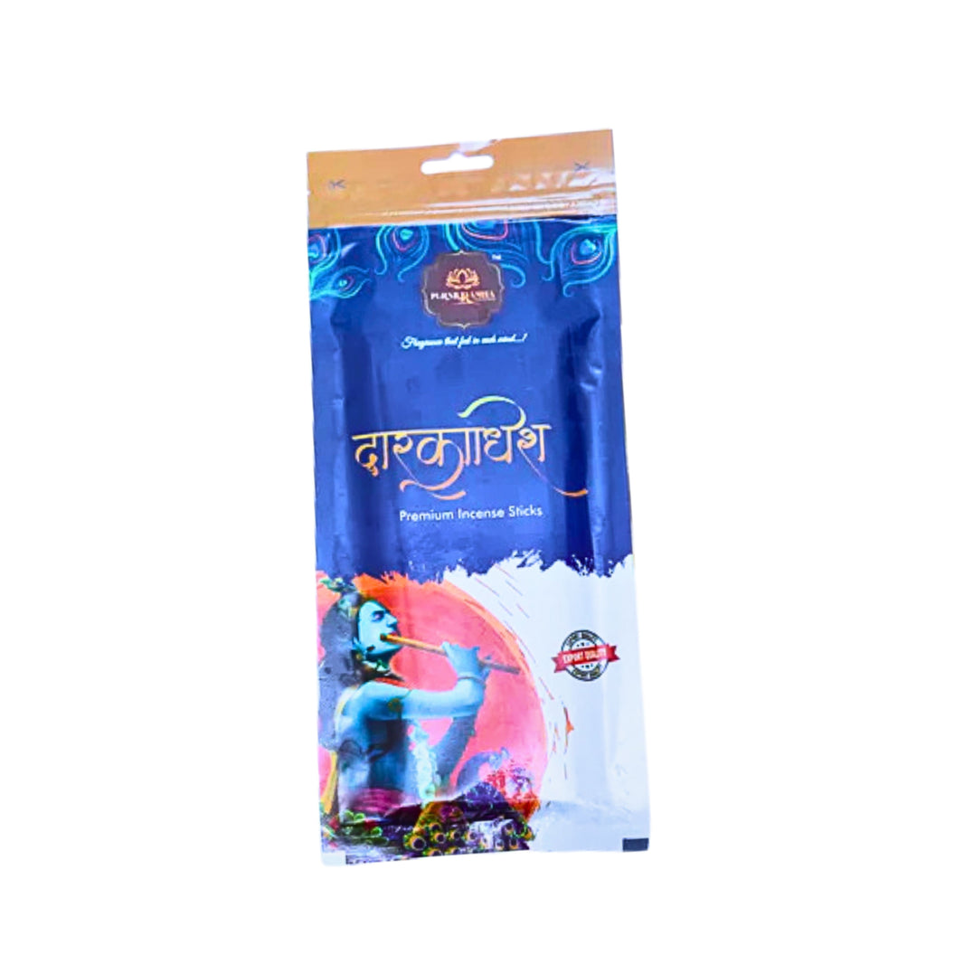 PURNABRAHMA Dwarkadhish Divine Temple Fragrance Agarbatti Pack of 110gm