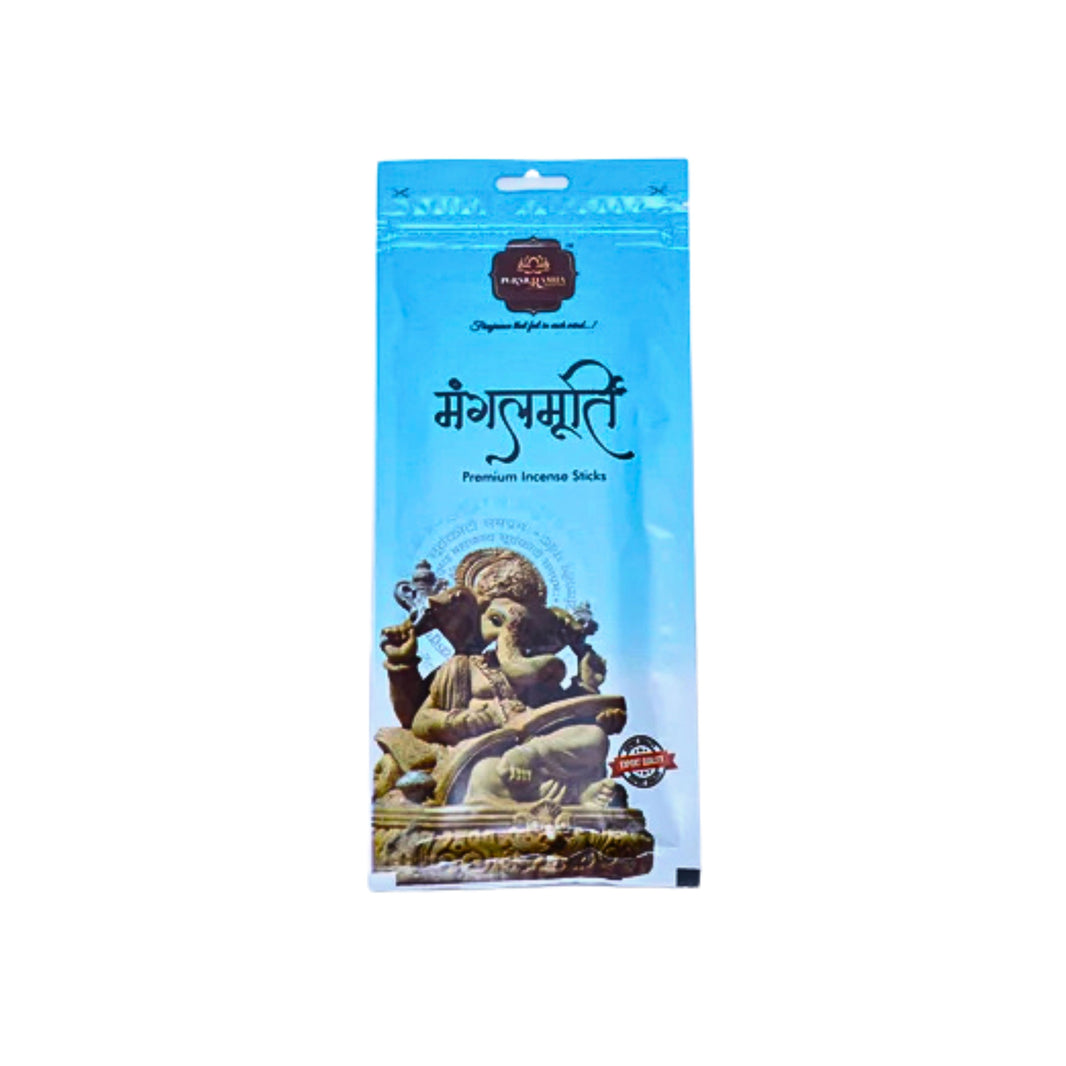 PURNABRAHMA Mangal Murti Divine Ganesh Fragrance Agarbatti Pack of 110gm