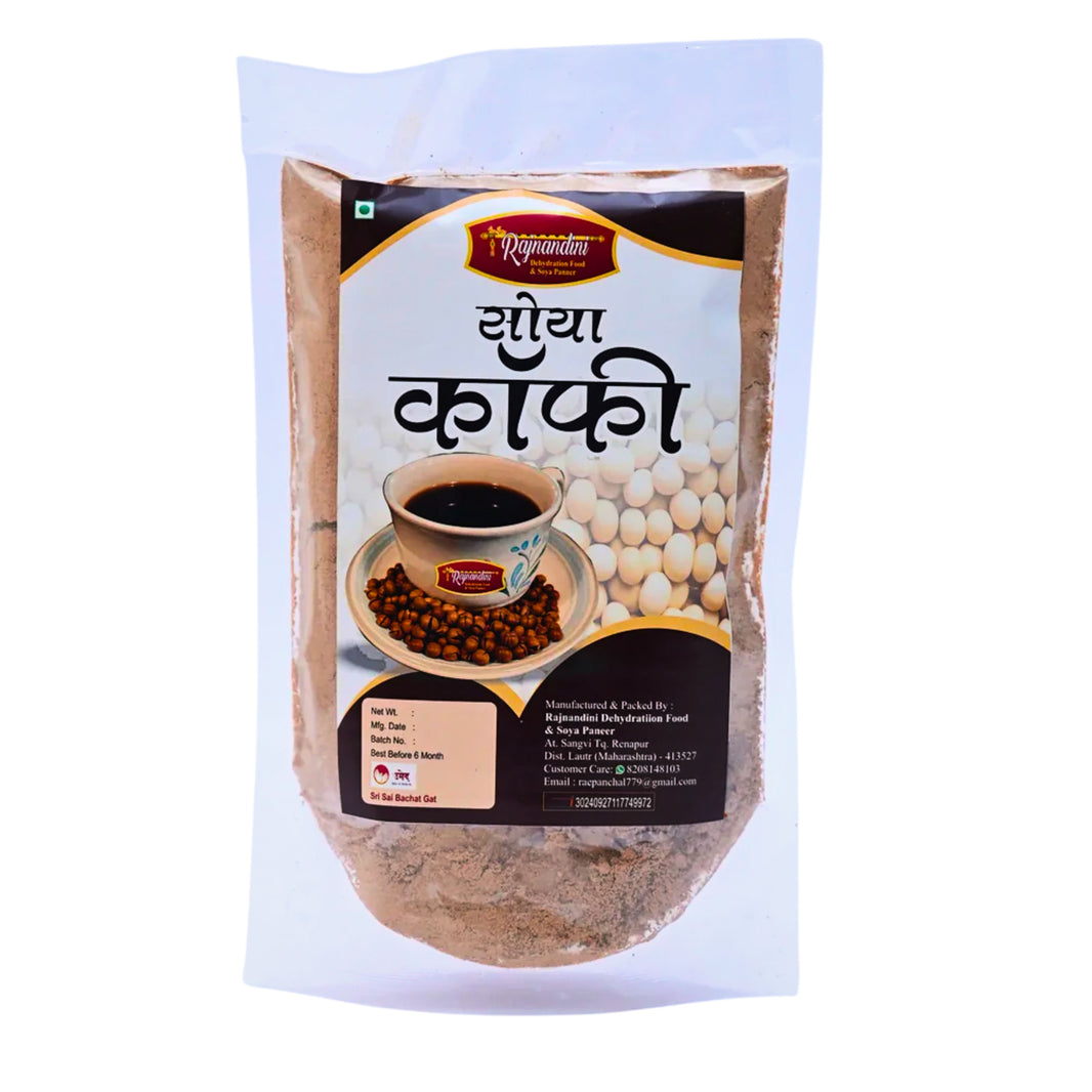RAJNANDINI SOY COFFEE Soy Coffee, Made By Natural Ingredients, No Artificial flavour, pack of 400 gm