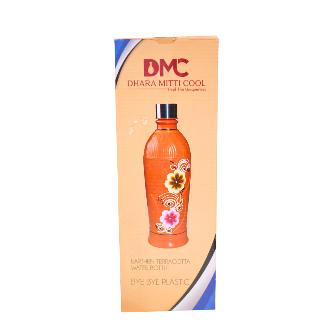 EARTHEN BOTTLE, Handmade By SHG Women, RANI LAKSHMIBAI SHG, Pack Of 1