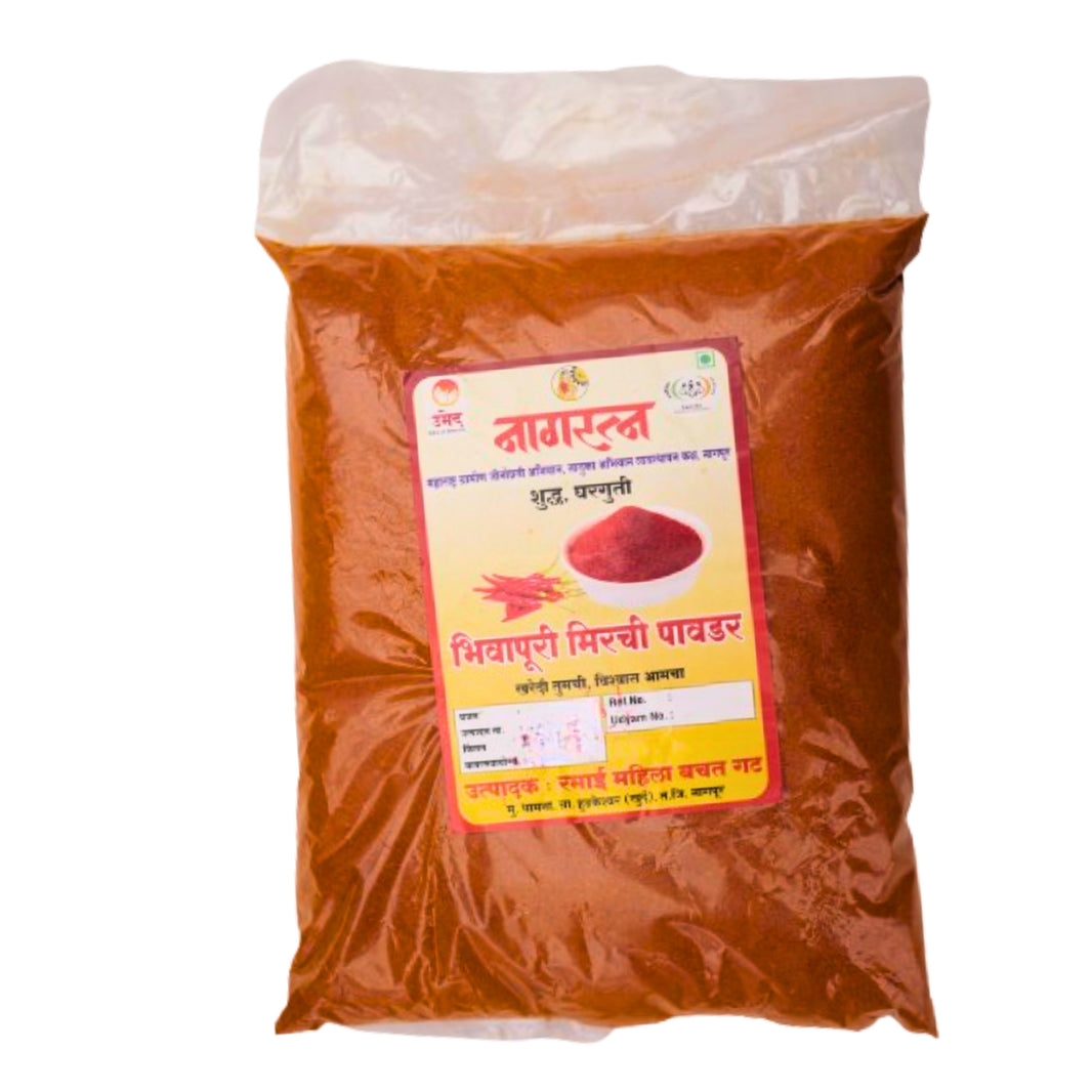 CHILI POWDER, Natural Produced And Making By SHG Women, RAMABAI SHG, Pack of 500gm