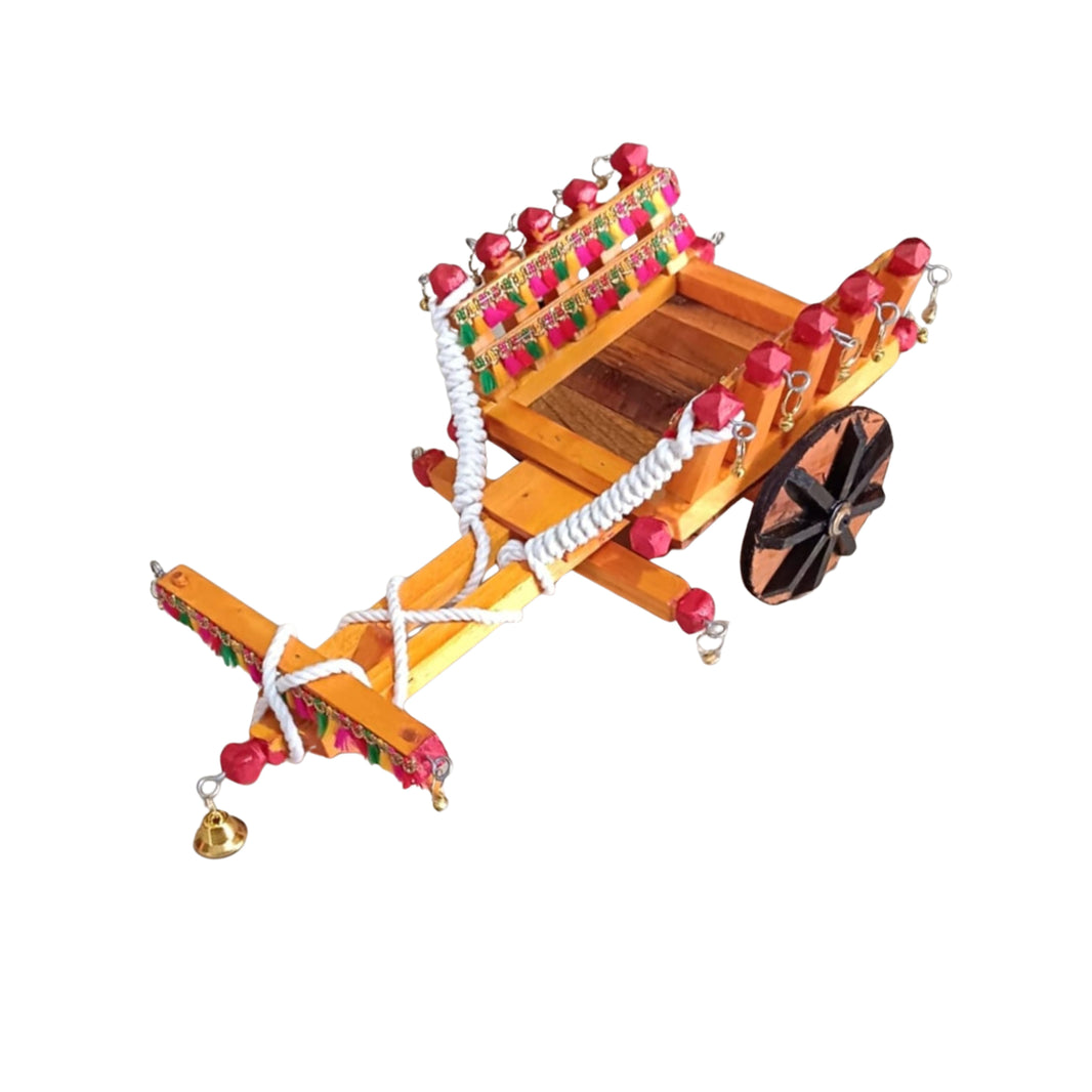 SANDAN VALLY Women SHG Handcrafted Bull Cart with Copper Accessories – Small, 700 g