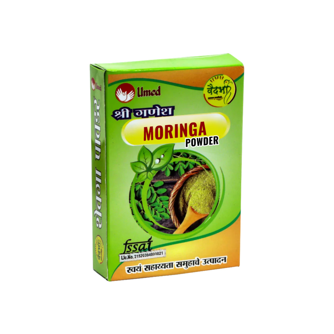 SHRI GANESH Shevga Powder, Moringa Powder, Kumkum SHG, Made By Natural Ingredients, No Artificial Chemical, Pack of 40 gm