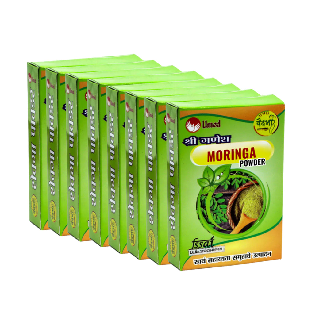 SHRI GANESH Shevga Powder, Moringa Powder, Kumkum SHG, Made By Natural Ingredients, No Artificial Chemical, Pack of 40 gm