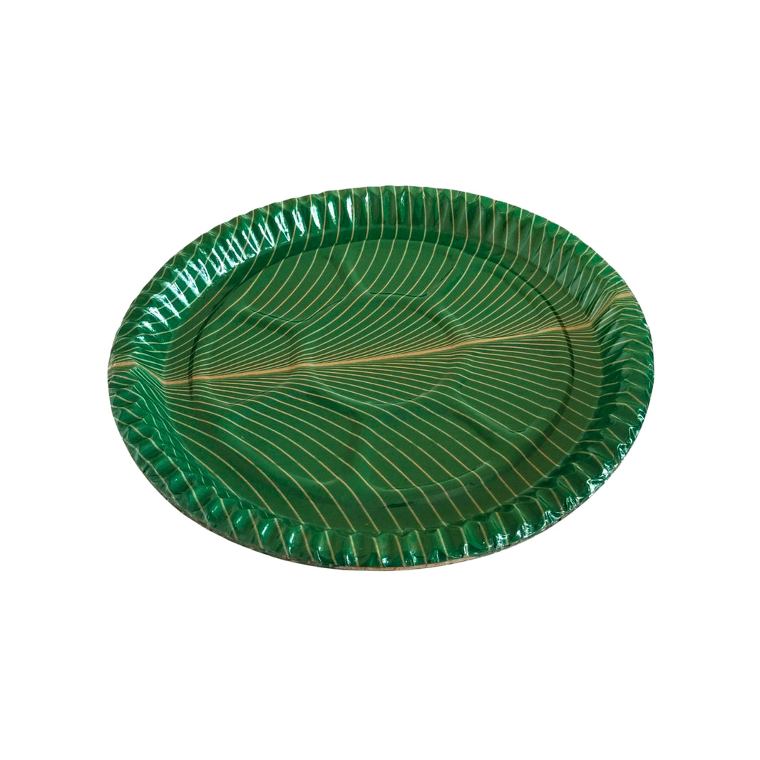 Shree Ganesh Krupa, Patravali Plain 14 Inch, eco-friendly, pack of 25 pieces