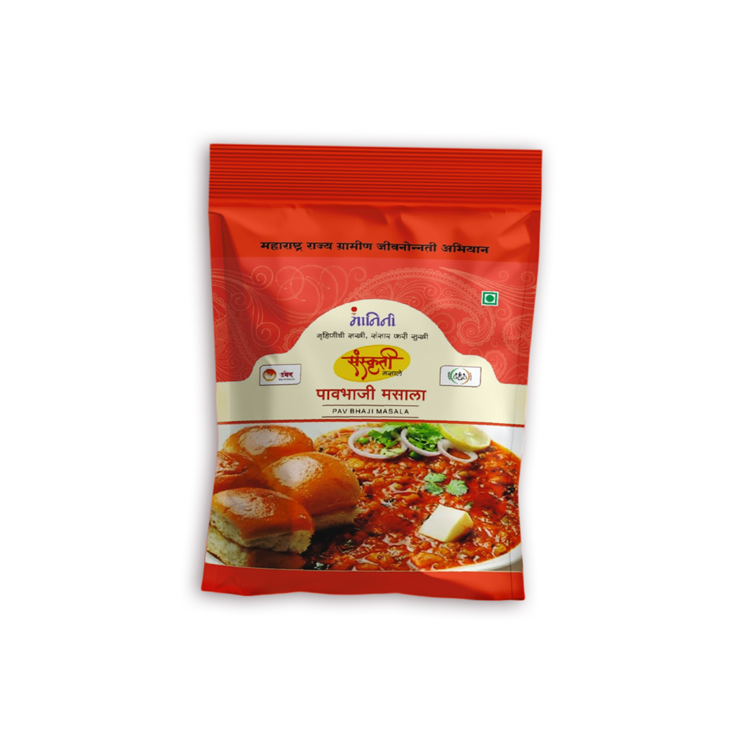SANSKRUTI Pav Bhaji Masala,Made By Natural Ingredients,No Artificial flavour,pack of 50 gms