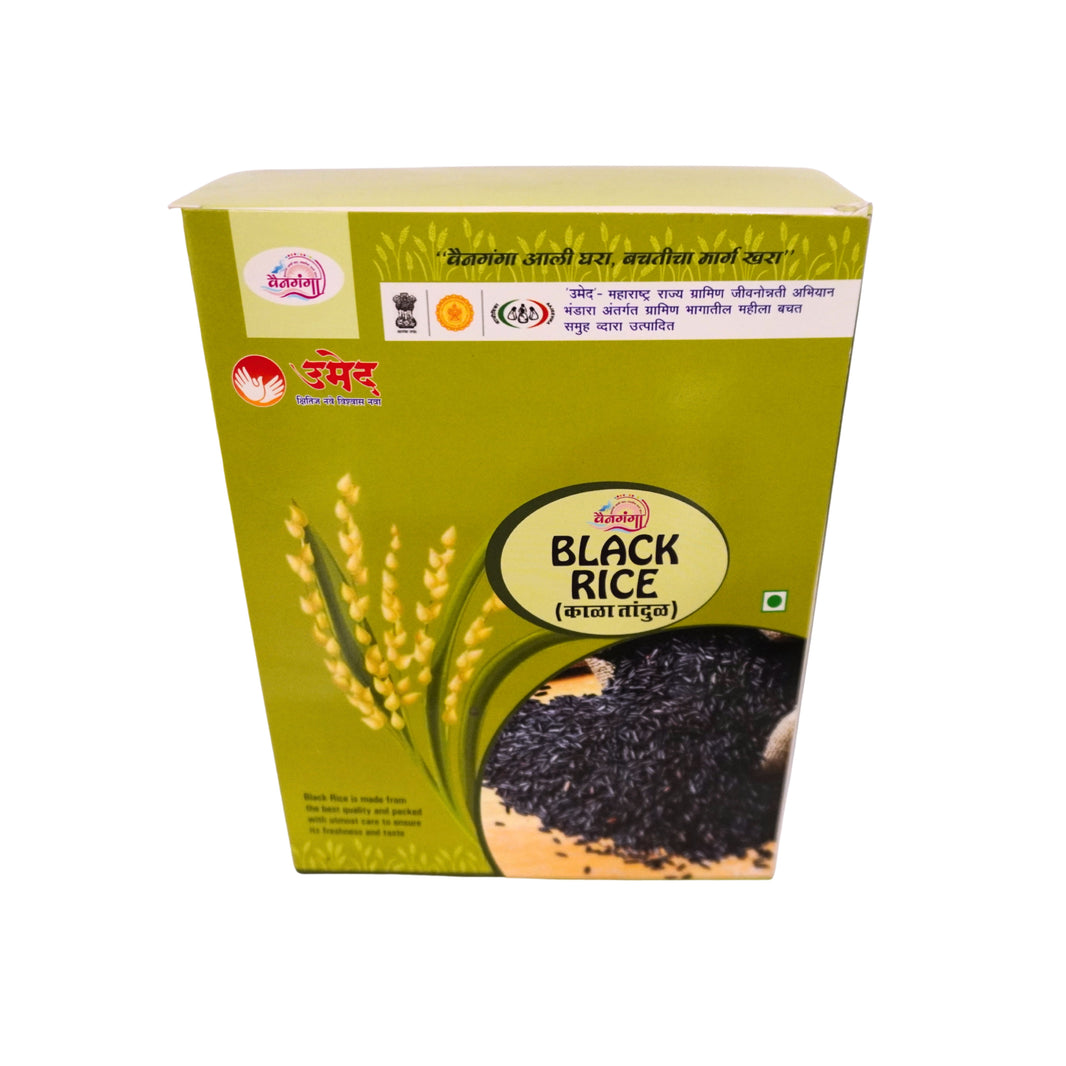 VAINGANGA, Black Rice, Organic, Rice, Natural, Fragrance, Healthy, Best Quality, Pack of 1000 gms