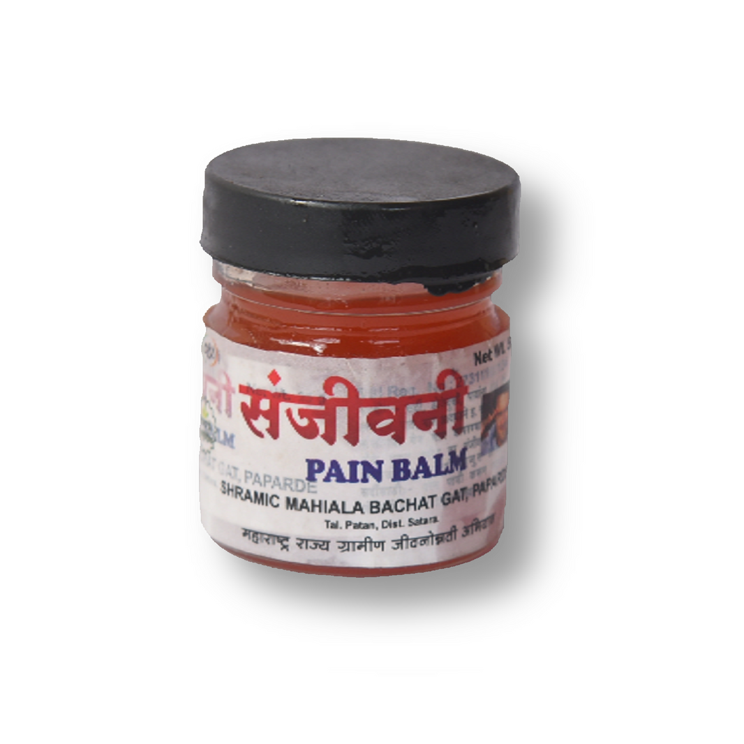 SANJIVANI Pain Balm, Natural Ingredients, Ayurvedik No Artificial Essence, Pack of 50 gm