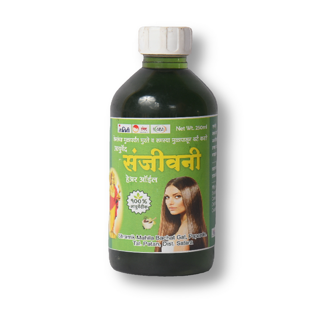 SANJIVANI Hair Oil, Natural Ingredients, Ayurvedik No Artificial Essence, Pack of 150ml