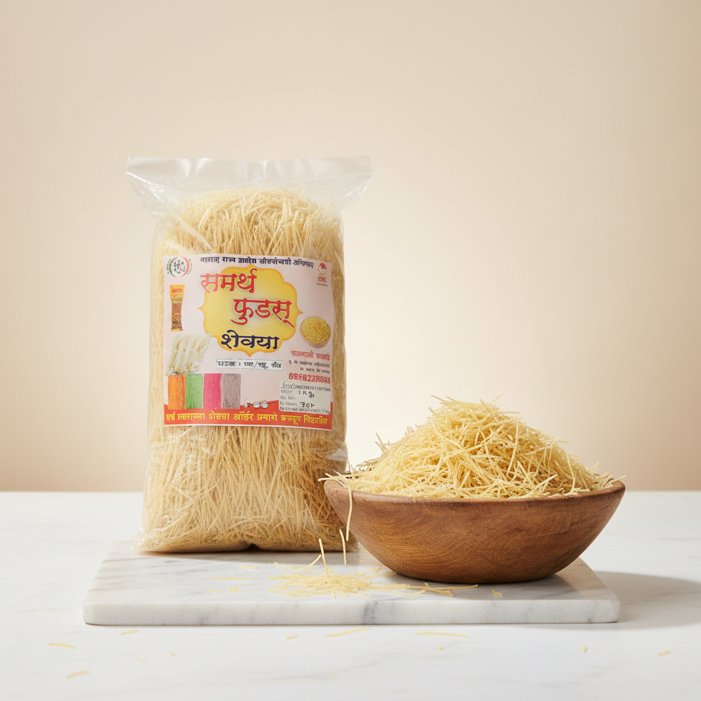 SAMARTH FOODS Shevai, Made By Natural Ingredients, No Artificial Flavour, Pack of 1 kgs