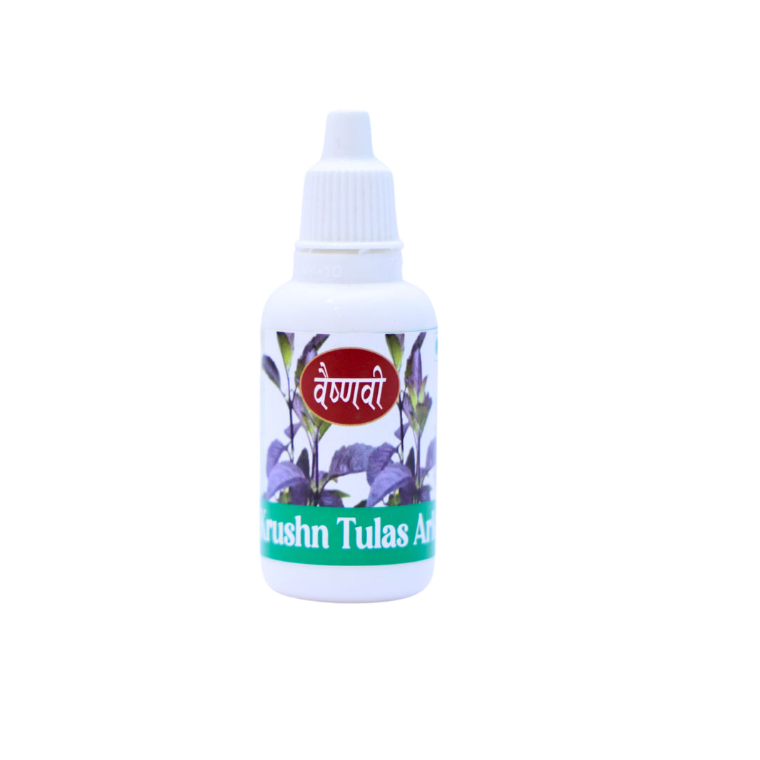 VAISHNAVI FOODS krushna tulshi ark, natural ingredient, no artificial essence, pack of 30 ml