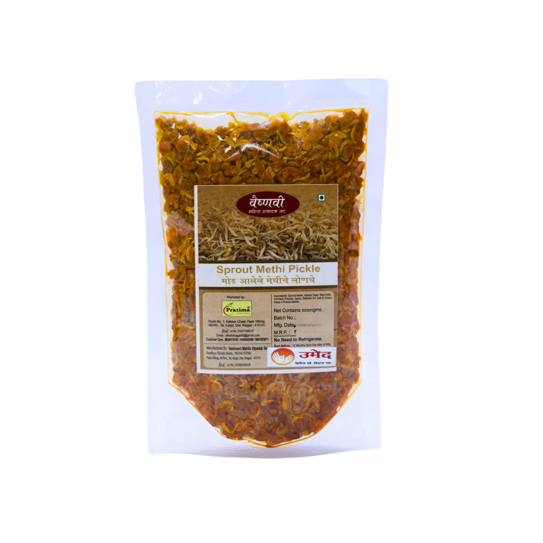 VAISHNAVI FOODS miethi lonache, natural ingredient, no artificial essence, pack of 150 gm