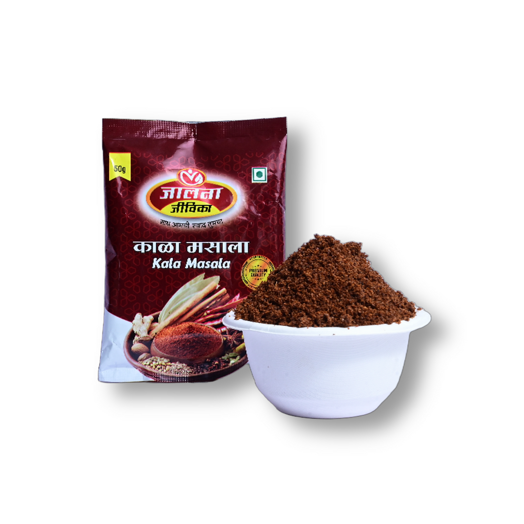 JJ,Kala Masale, No Added Colours & No Preservatives, 50 Grams, JL-HWSH