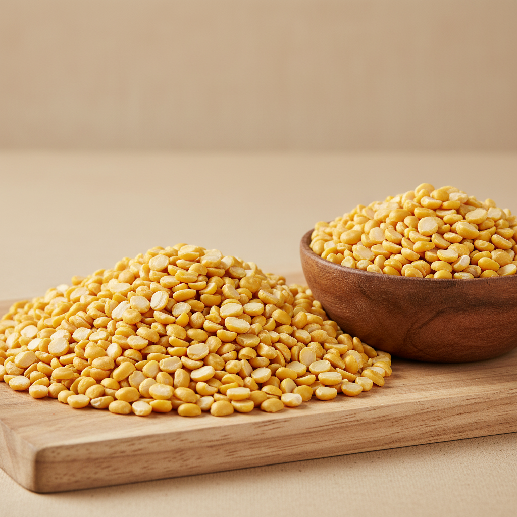 Premium Quality Chana Dal B2B Bulk Supply Food Grade Uniform Split Bengal Gram for Hotels Retailers Distributors Caterers Institutions 500 Kg