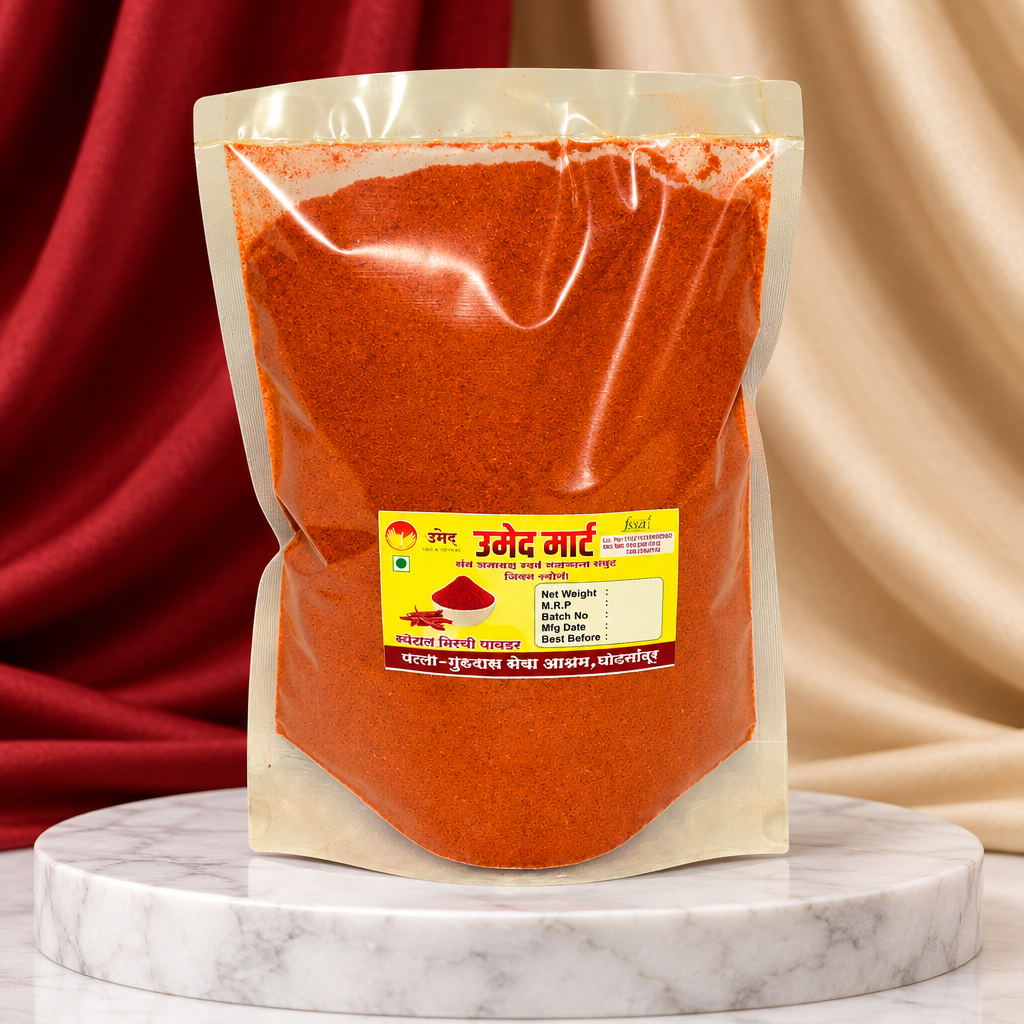 JIVAN JYOTI, Chilli Powder, Made By Natural Ingredients, No Artificial Chemical, Pack of 250 gm