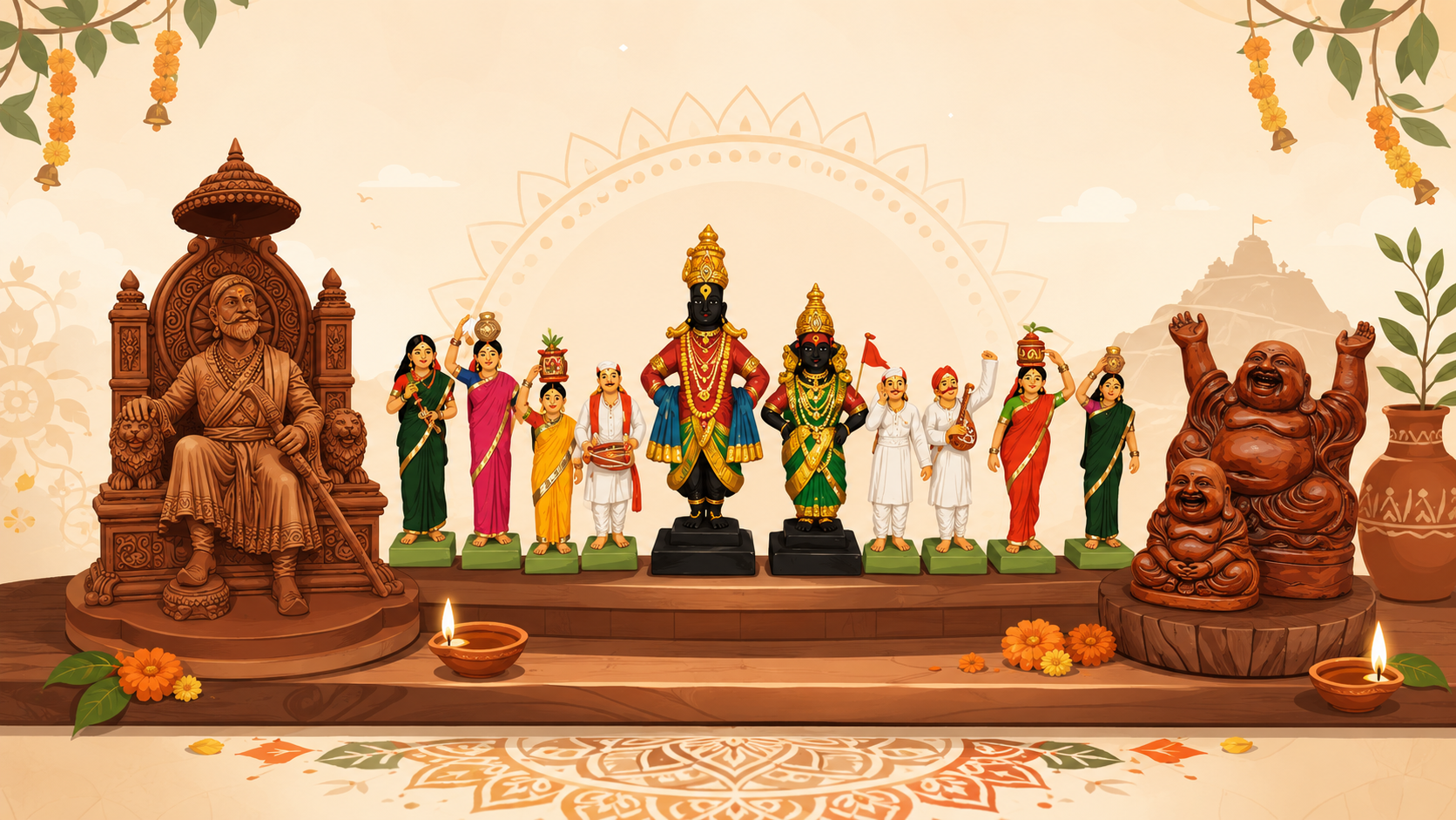 Warkari Figurines, Shivaji Maharaj Statues & More: A Buying Guide to Maharashtra's Clay and Wood Figurines