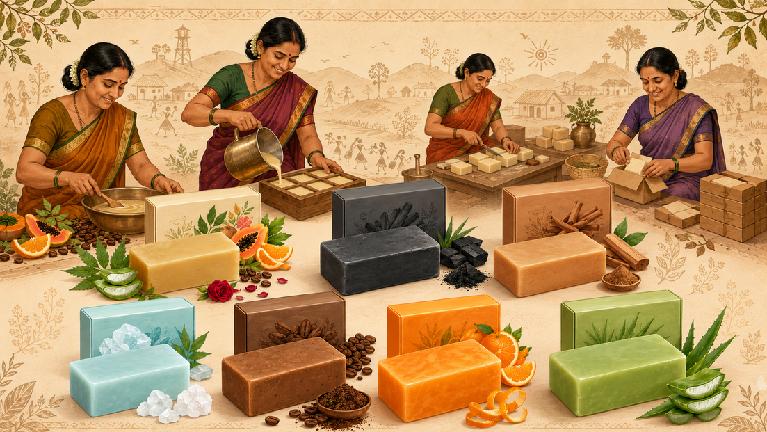 Charcoal, Sandalwood, or Aloe Vera? A Quick Guide to Choosing Your Kasturi Handmade Soap