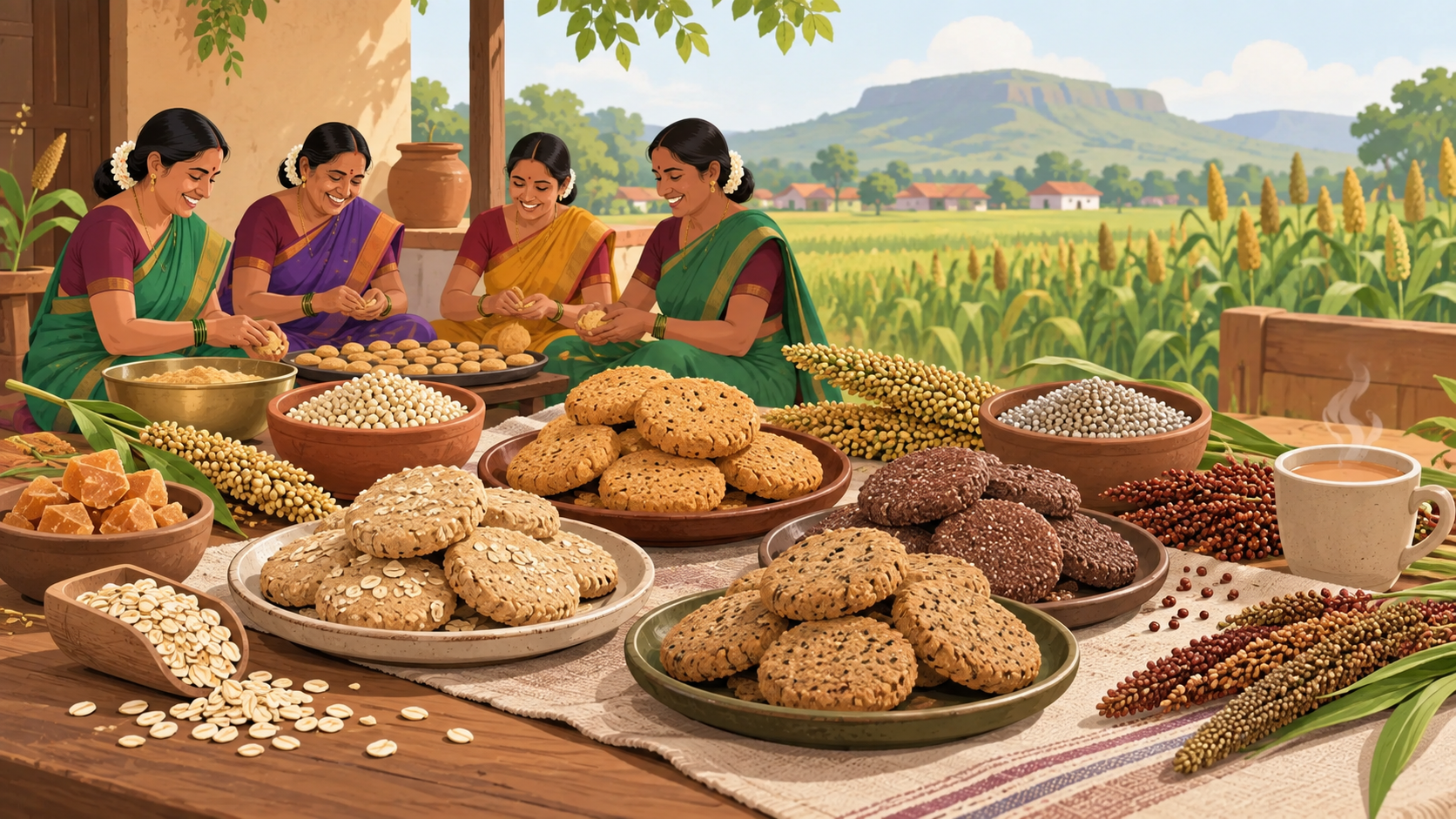 Oats, Jwari, Bajri or Nachni? A Guide to DIVYNKA's Millet Cookies from Satara