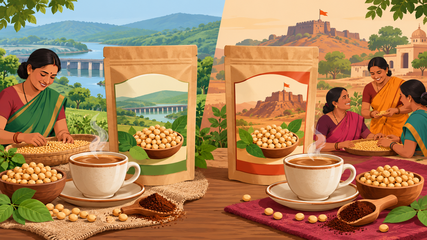 What Is Soy Coffee? SWAMI and RAJNANDINI, Compared