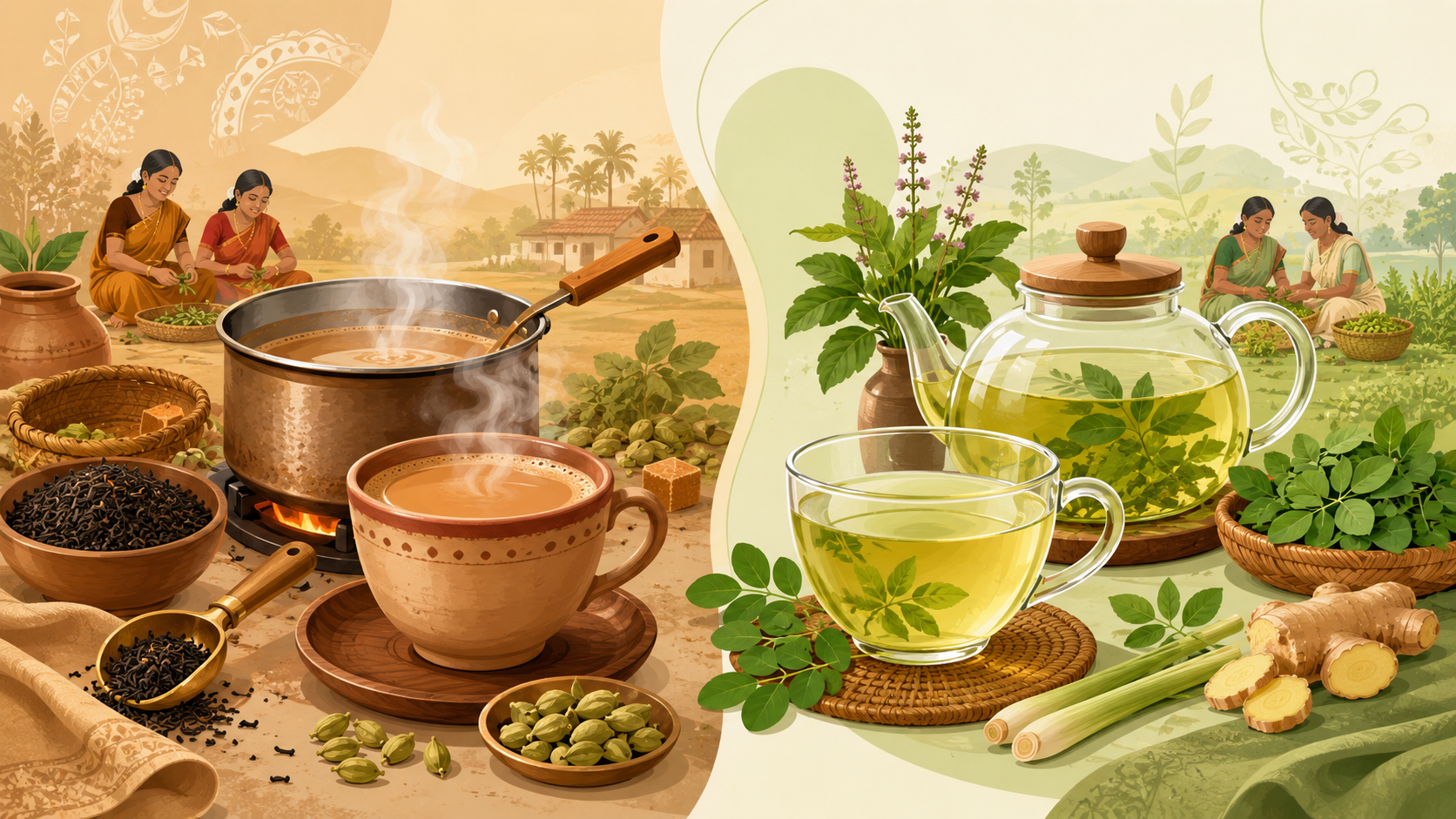 Elaichi Tea or Moringa Green Tea? Two Very Different 'Wellness' Teas from Maharashtra's SHGs