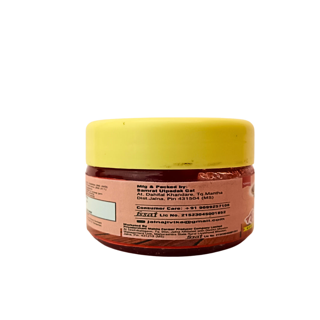 Jalna Jivika, Samarth Utpadak Gat, Apple Jam With Natural Apple Fiber And Pulps, Healthly, Best Quality, Pack Of 250 gms