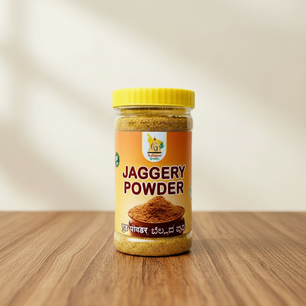 KOLHAPUR GREENS Pure Deshi Gul Traditional Jaggery Powder Pack of 500 gm