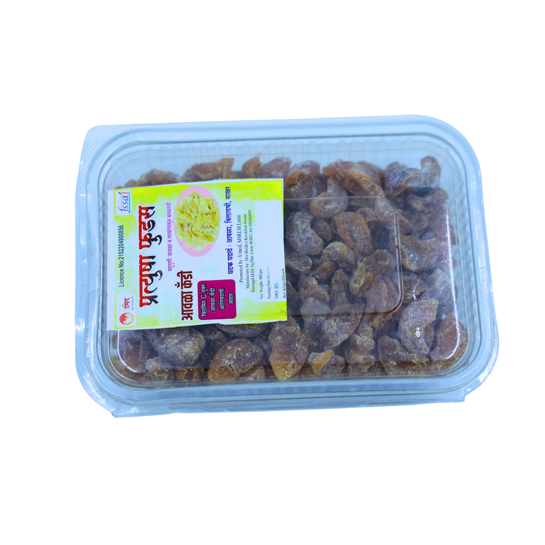 PRATYUSHA FOODS Aonla Candy Sugar, Aadarsha SHG, Made By Natural Ingredients, Healthy, Pack of 500 gms