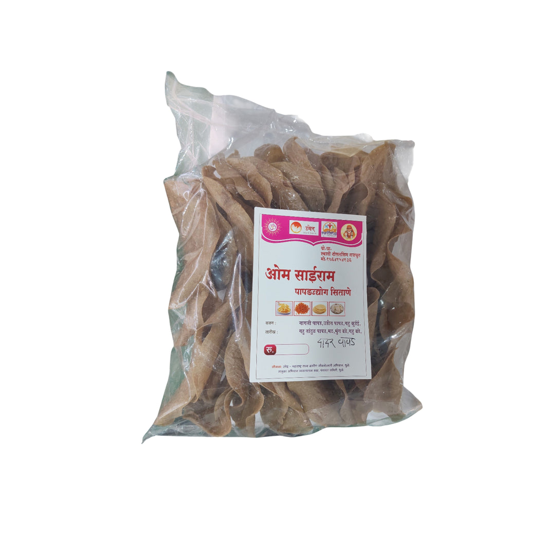 OMSAI RAM Dadar Jwari Papad Pack Of 1000gm Traditional Millet Papad Jowar Based Crispy Light Healthy Alternative Authentic Taste