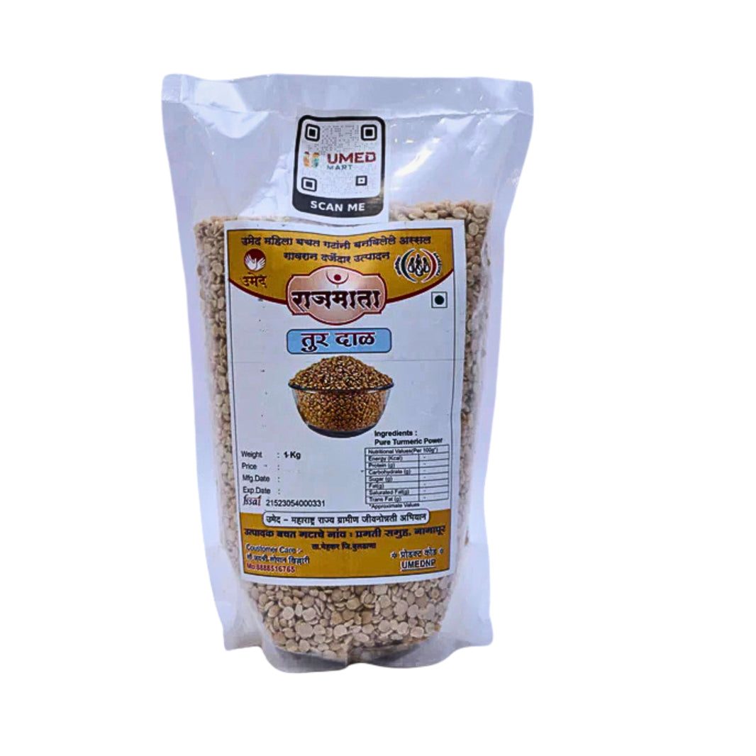RAJMATA Toor Dal Pack of 1000 g Traditional Protein Rich Arhar Dal Premium Quality Natural Farm Harvested Clean Processed Healthy Daily Cooking Lentil