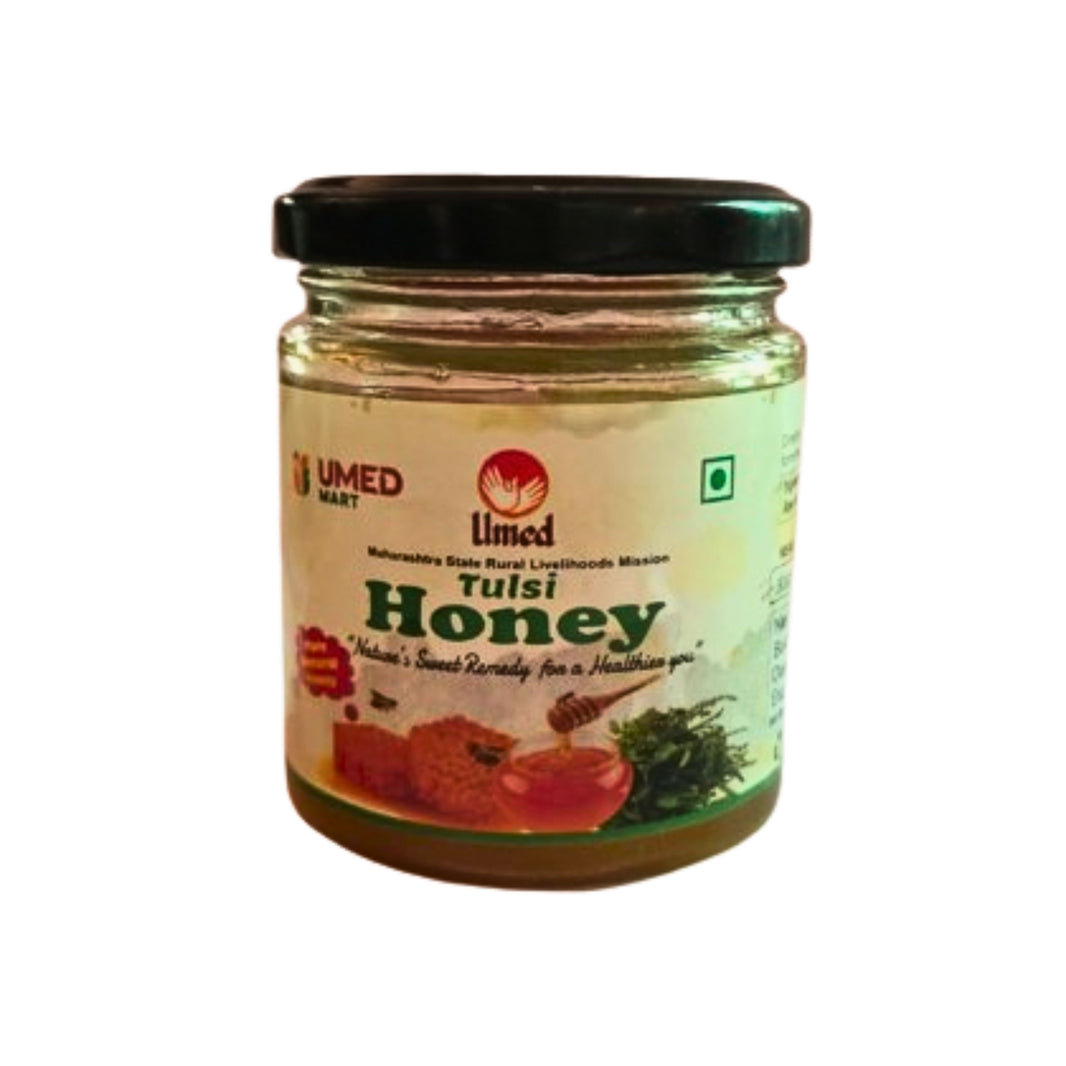 VAN AMRUT Natural Tulsi Honey Ayurvedic Healthy Immunity Booster Made From Pure Honey And Tulsi By Women SHG 250ml