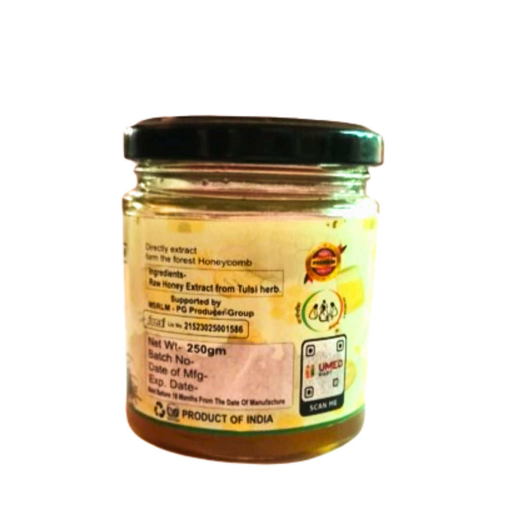 VAN AMRUT Natural Tulsi Honey Ayurvedic Healthy Immunity Booster Made From Pure Honey And Tulsi By Women SHG 250ml