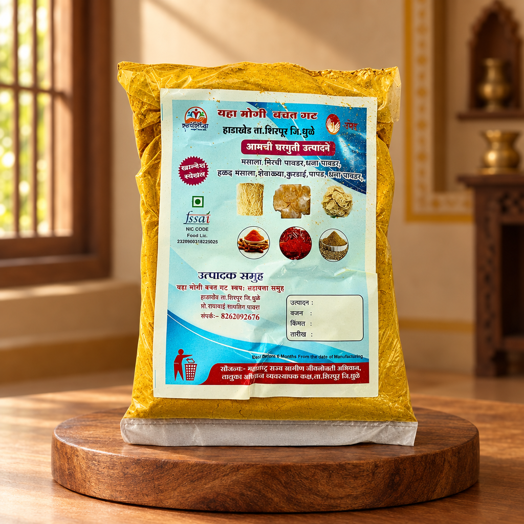 GAVARAN Turmeric – Turmeric Powder aromatic, authentic, preservative-free Pack of 500 gm