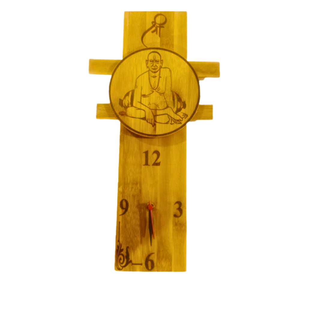 MANIKAFDEVI SHG, Made by Wooden Wall Hanging Watch Handmade