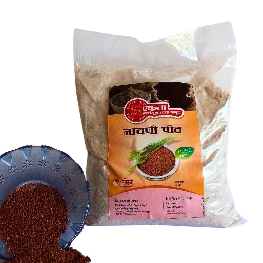 EKATA Nachani Flour, Natural, Healthy, Best Quality, Pack of 1000 gm