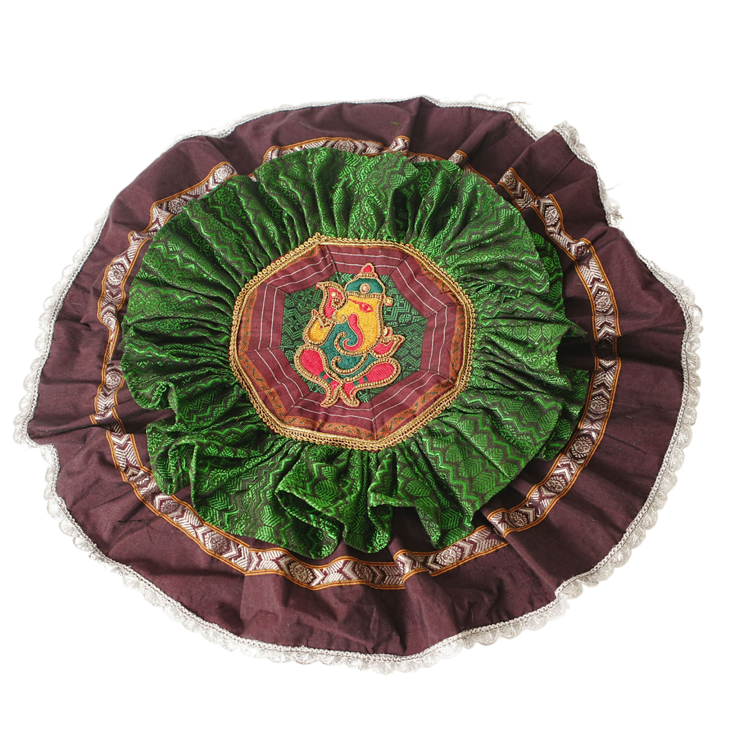 Kalpana Bags - Pooja Thali Covering Decorative Rumal – Eco-friendly, Lightweight, and Washable, Pack Of 1 no