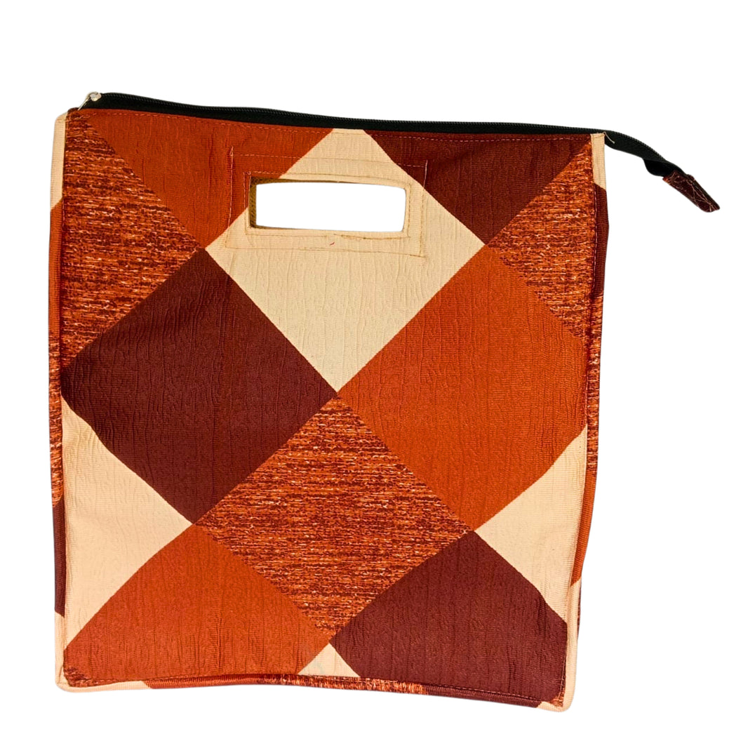 MANGALMURTI Bajari Bag, Medium Sized, Mix Colour, Handmade by Swamini SHG, Eco-friendly and Washable, Pack Of 1 no