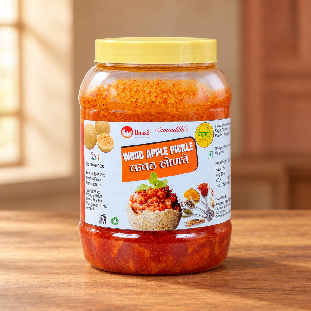 SAMRUDHI'S Kawat Pickle, Annapurna SHG, Natural Ingredients, No Artificial Colour, Pack of 1000gm