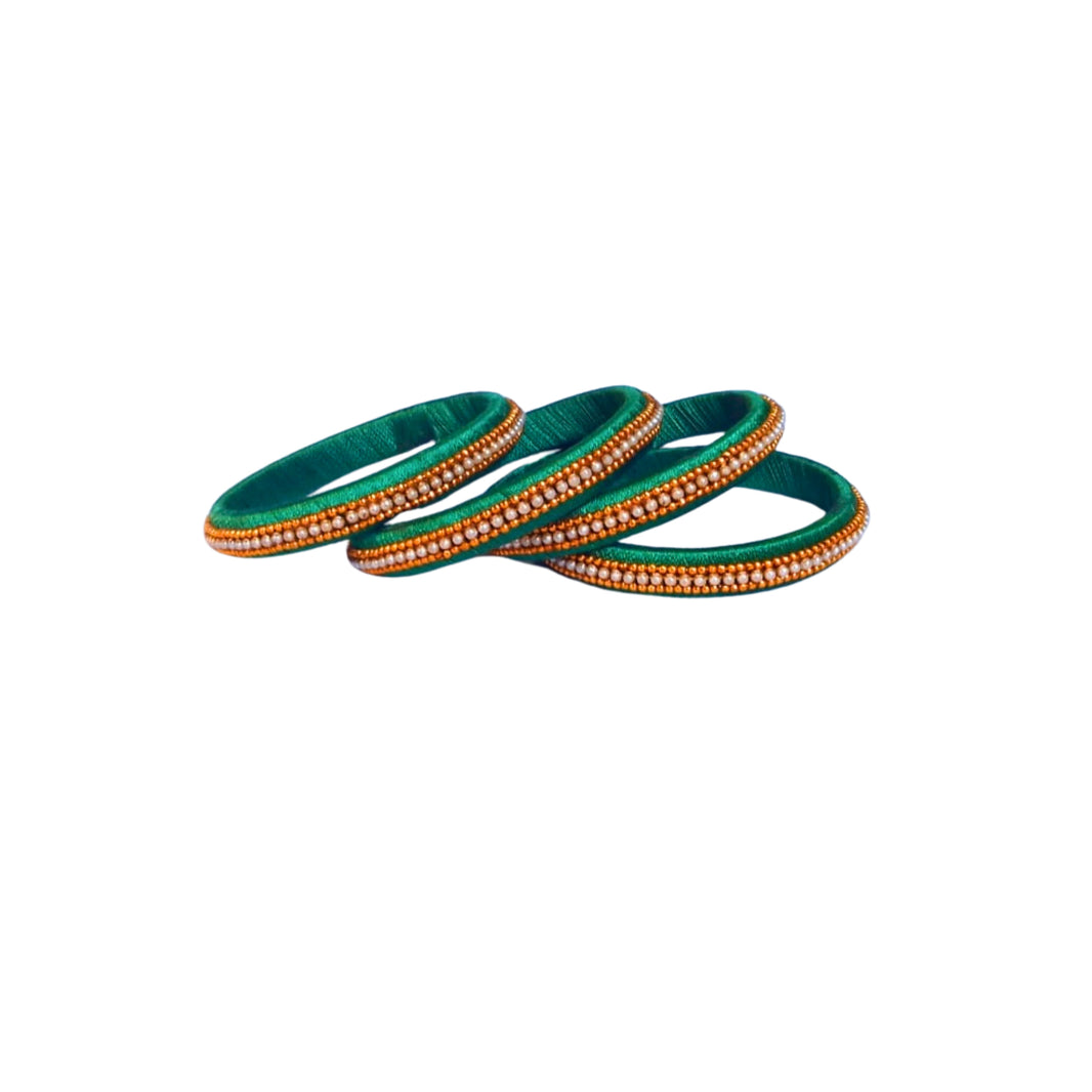 ESHWARI Woolen Bangles Pack of 2 Traditional Handcrafted Wool Thread Bangles Colorful Lightweight Ethnic Fashion Accessory Artisan Made