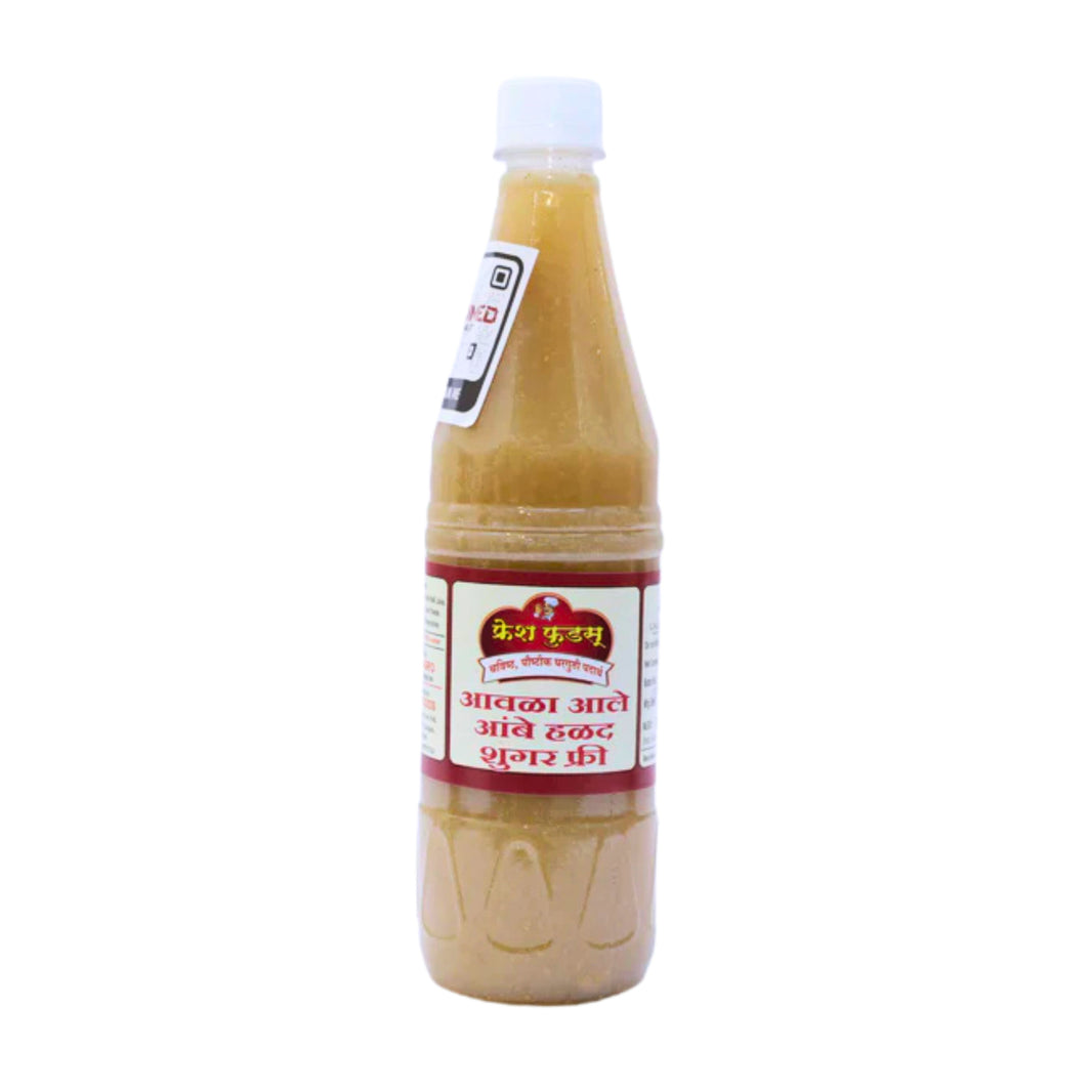 FRESH FOODS, Amla Sugar Free Juice, Mahalaxmi SHG,Made By Natural Ingredients, No Artificial Chemical, Pack of 750 gm