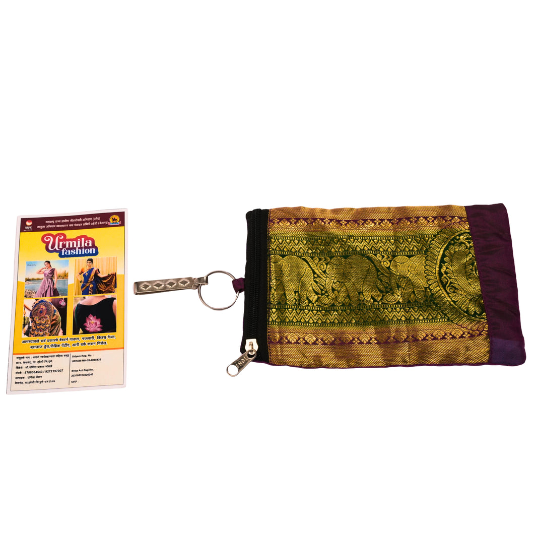 KHAN PAITHANI – One Side Purse | Authentic Handmade, Natural, Pure & Traditional | Premium Quality | 1 Pc