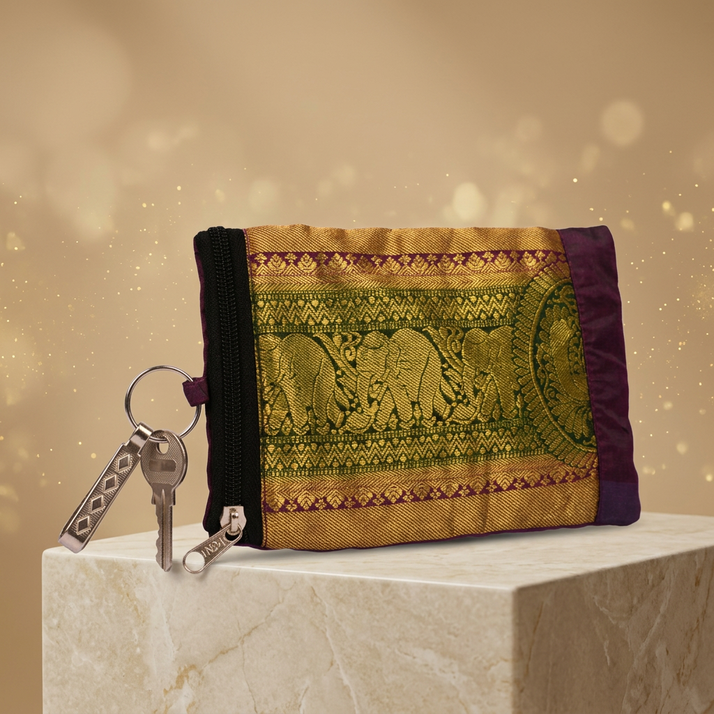 KHAN PAITHANI – One Side Purse | Authentic Handmade, Natural, Pure & Traditional | Premium Quality | 1 Pc