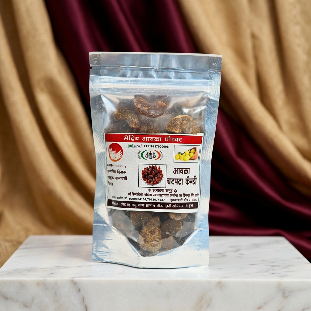 SURUCHI GRUH UDYOG – Gulachi Chatpata Candy tangy, handmade, traditional Pack of 200 gm