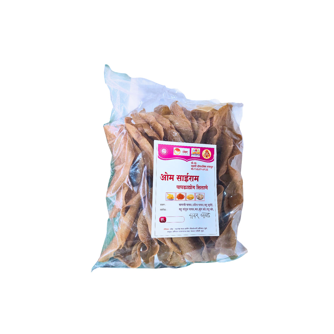 OMSAI RAM Dadar Jwari Papad Pack Of 500gm Traditional Millet Papad Jowar Based Crispy Light Healthy Alternative Authentic Taste