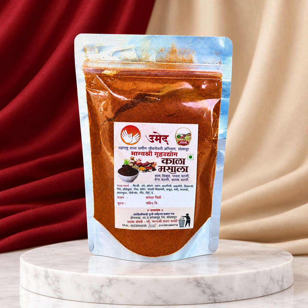 BHAGYASHREE GRUH UDYOG Traditional Lal Tikhat Strong Spicy Red Chilli Powder Sun Dried Chillies Rich Colour Consistent Heat Solapur 250gm