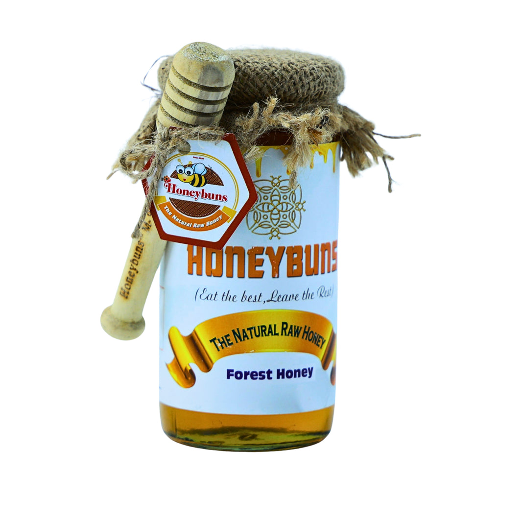 HONEYBUNS Forest Honey Natural Raw Pure Honey No Artificial Essence 500 gm