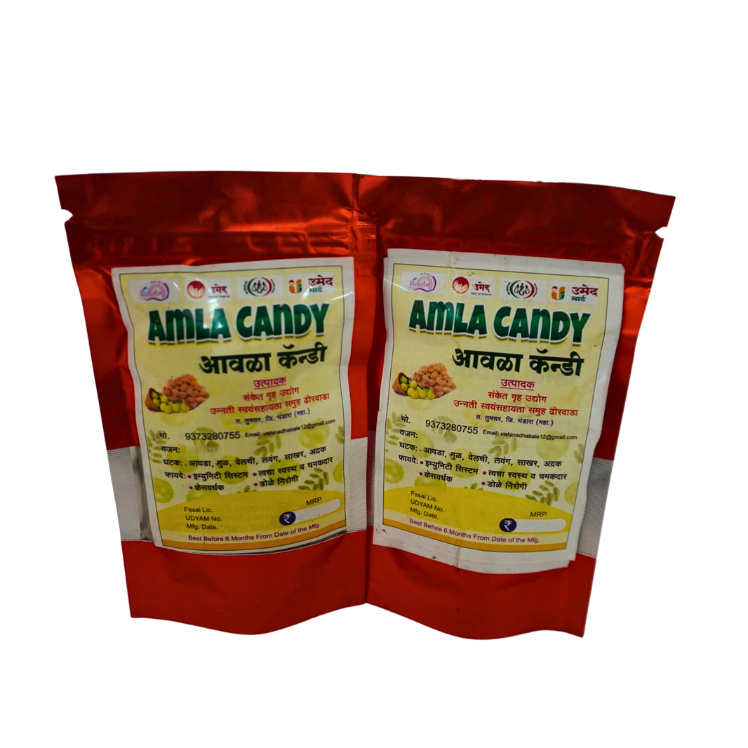VAINGANGA  Aonla Candy, Unnati SHG, Made By Natural Ingredients, Healthy, Pack of 200 gms
