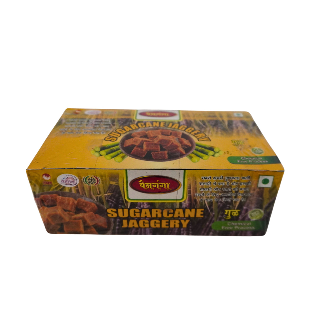 VAINGANGA Gul (Jaggery) Cubes, Radhakrushna SHG, Natural, Chemical Free, 500 gm